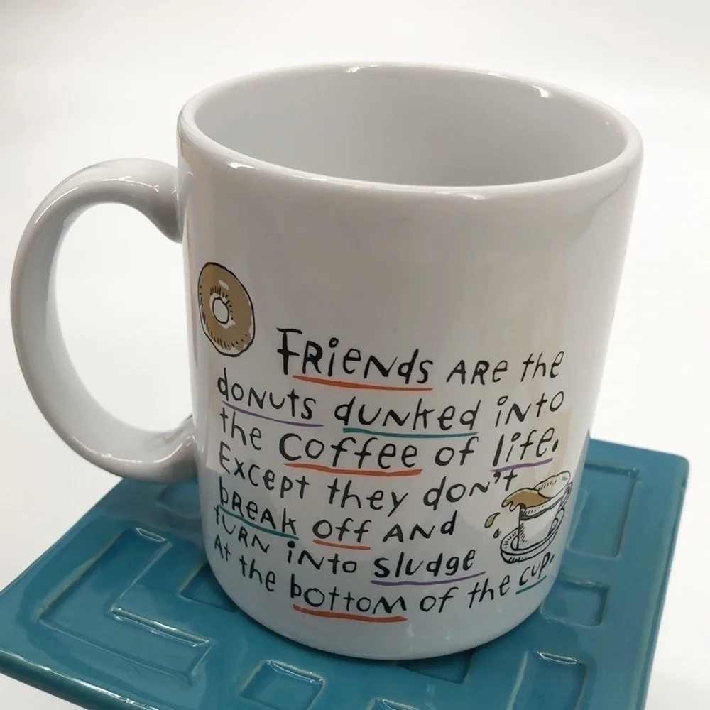 3/$25 Hallmark Shoe Box Greetings “Friends are the donuts dunked into coffee..”